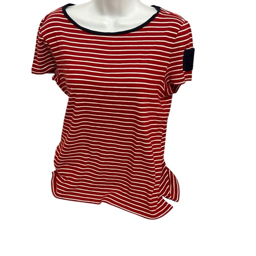 Ralph Lauren  Red and White Striped Tee - Picture 14 of 14
